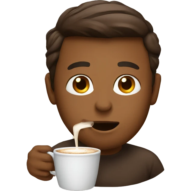 Drinking coffee  emoji