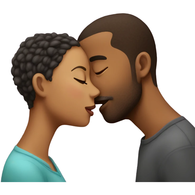 Couple kissing  emoji