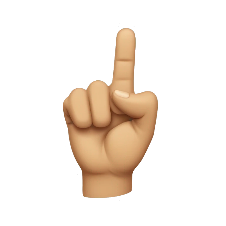 Hand Peace sign with thumb out emoji