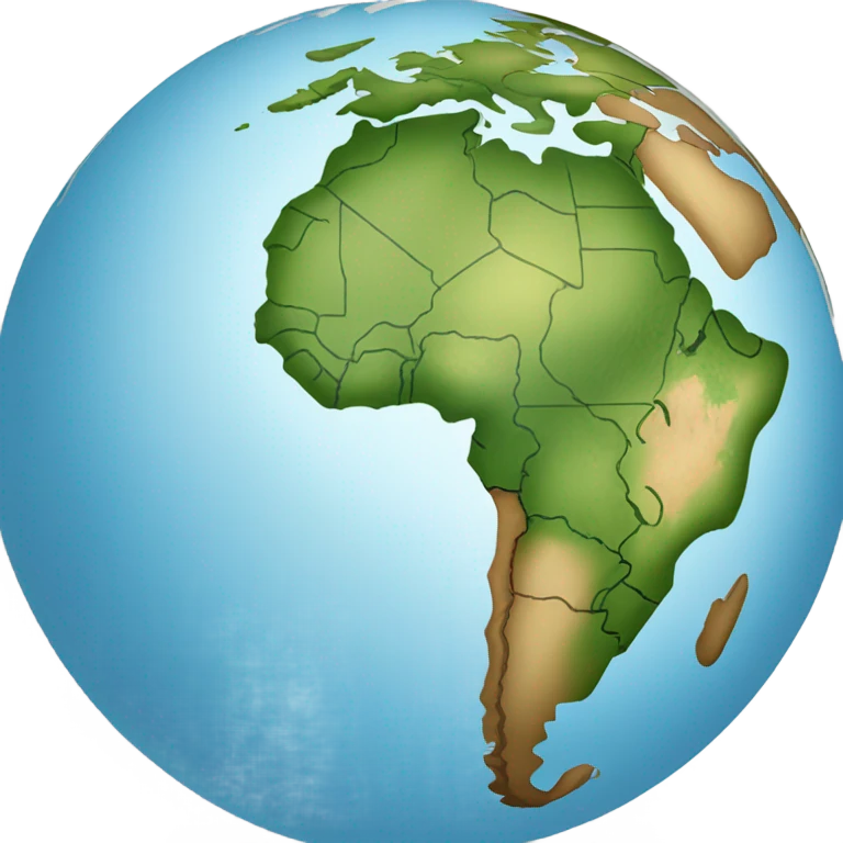 South America globe emoji