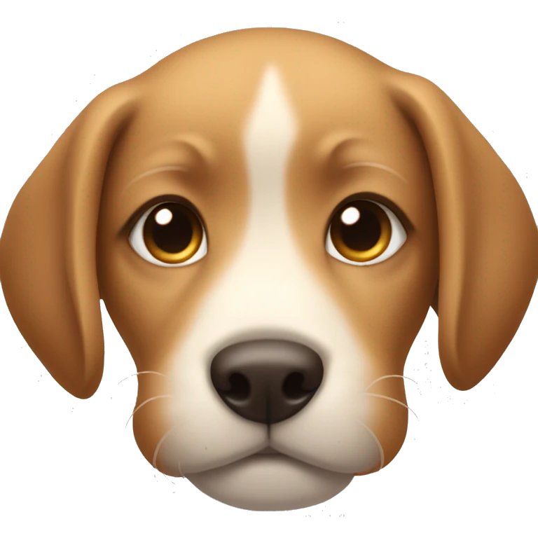 tan puppy  emoji