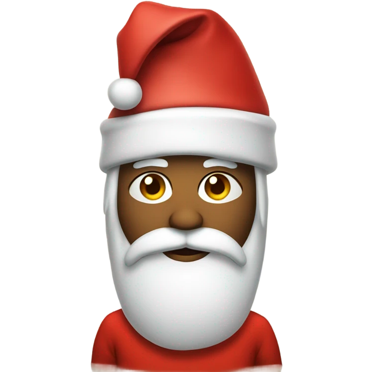 Side eye with Santa hat  emoji