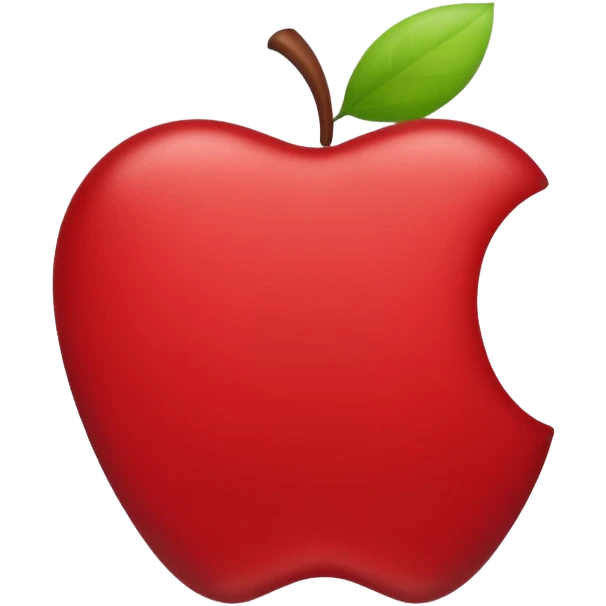 liver apple style emoji minimal details emoji