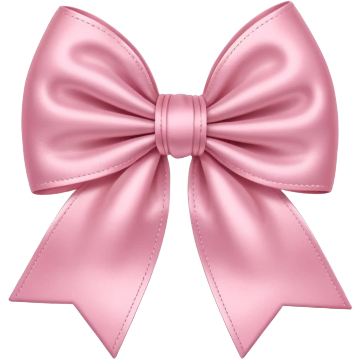 Baby pink bow emoji