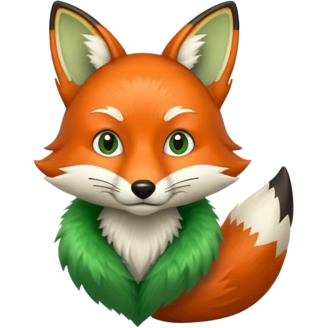 Fox green emoji
