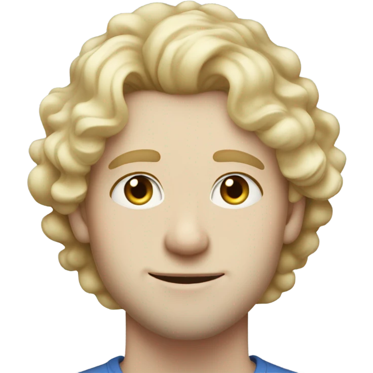 light curl blonde 30yo man blue eyed pale skin emoji