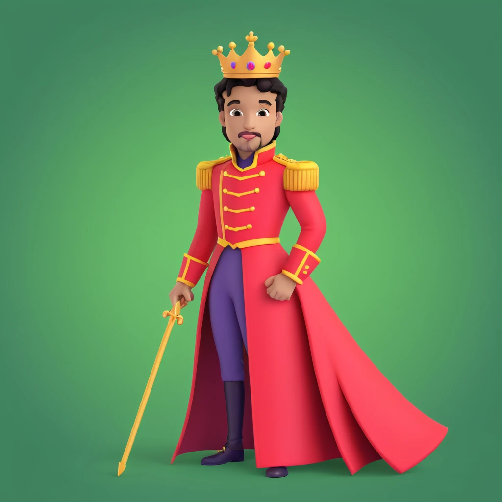 prince in red dress, royal background emoji
