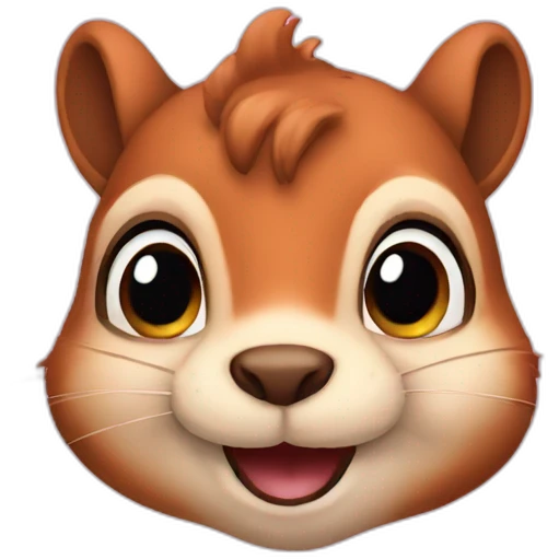 squirrel in love emoji