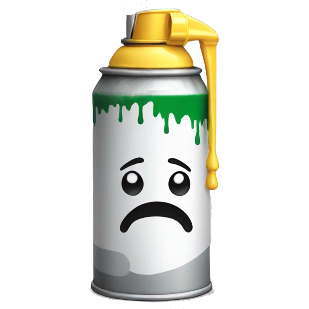 Paint spray emoji
