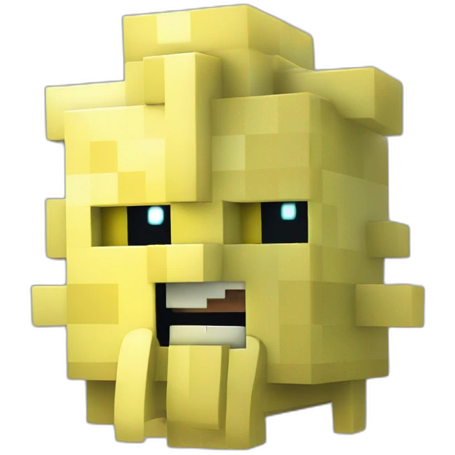 Pixelmon Minecraft Navodnenie Head Skin emoji