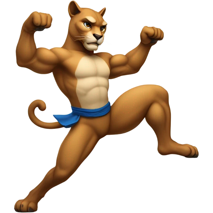 Cougar Kung Fu emoji