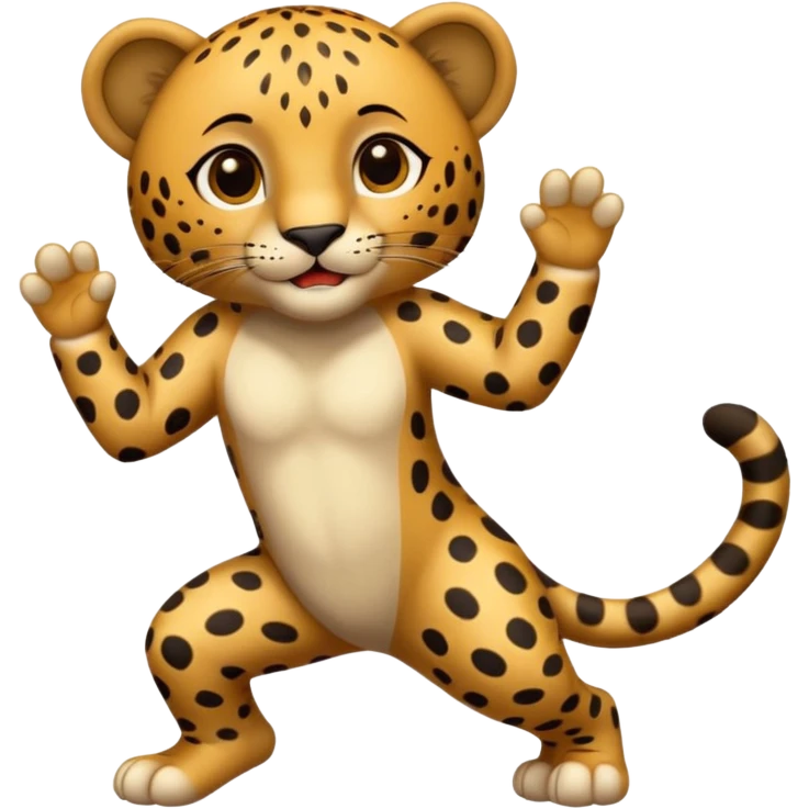 leopard der twerkt emoji