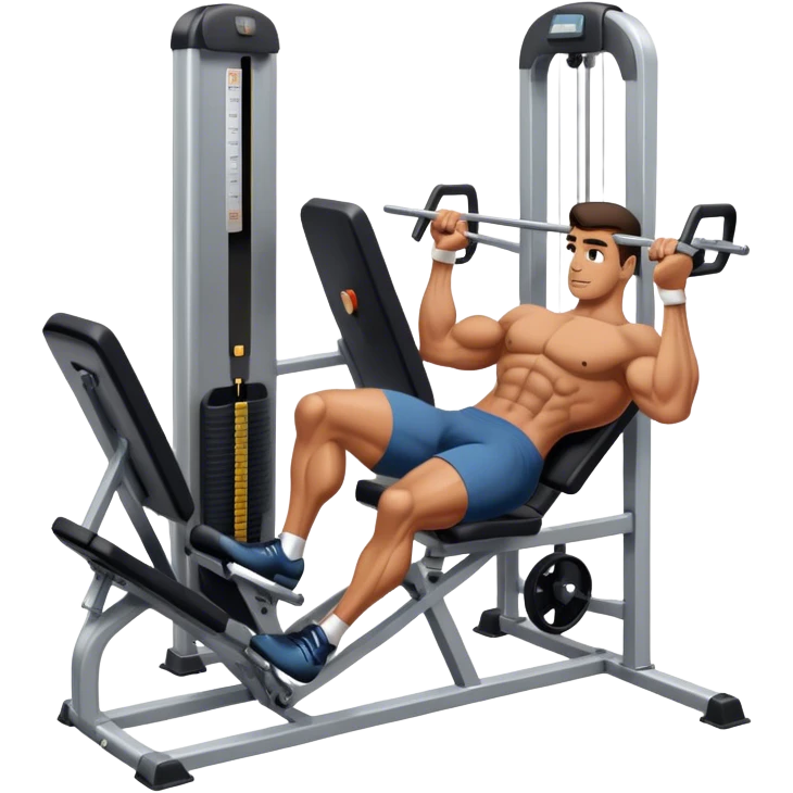 guy leg press machine emoji