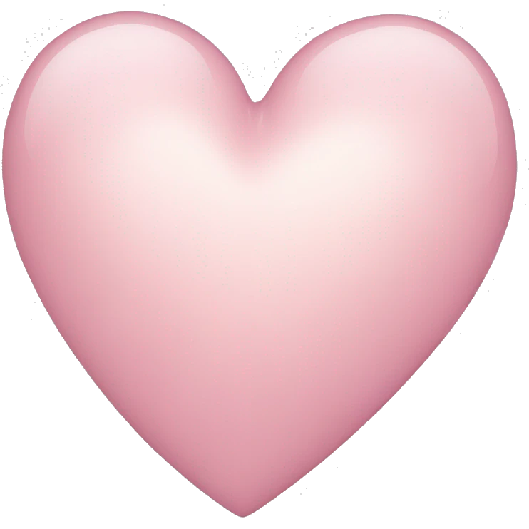 light pink heart emoji