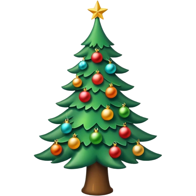 green Christmas tree emoji