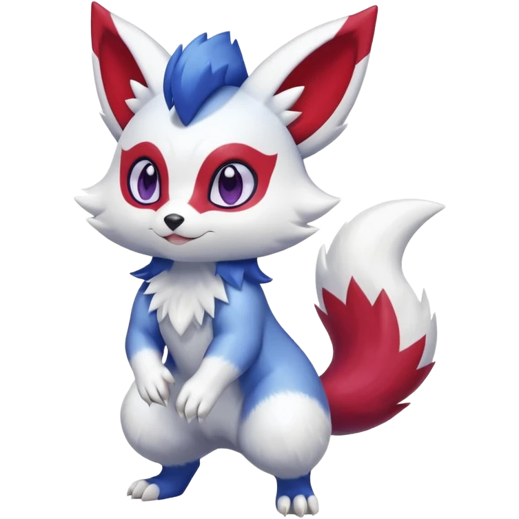 Shiny Exotic Furret-Meowstic-Zangoose-Hybrid (Full body) emoji