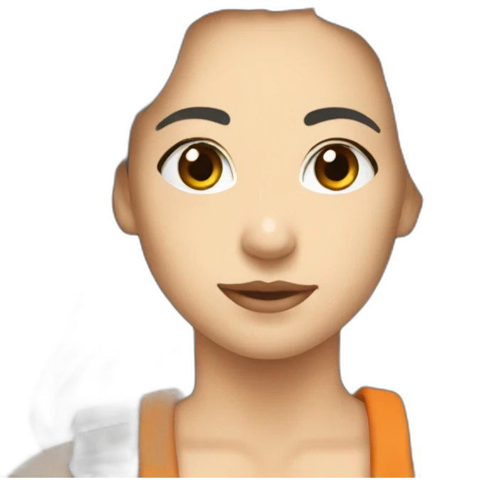 A flage with 64 emoji