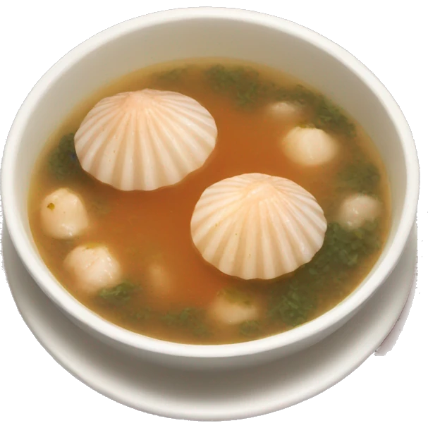Scallop soup emoji