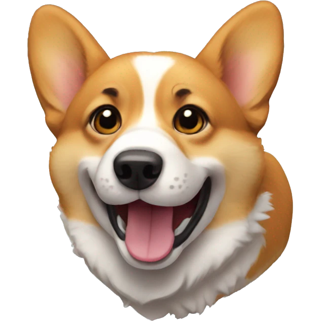 Corgi that bites emoji