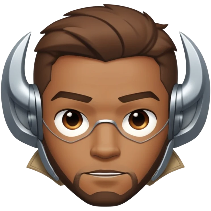 Sam Wilson with side-whiskers from avenger emoji