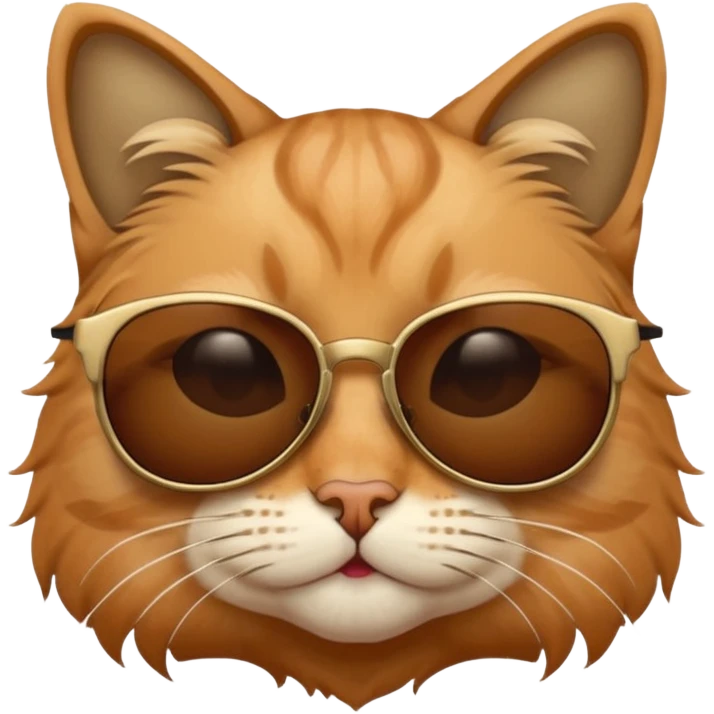 Cat wearing sunglasses emoji