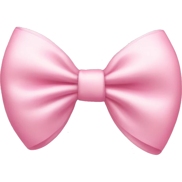 light pink bow emoji emoji