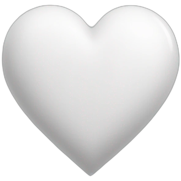 white heart emoji