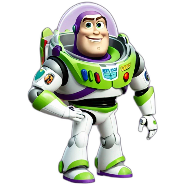 Buzz lightyear in love emoji