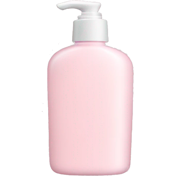 Light pink lotion bottle emoji