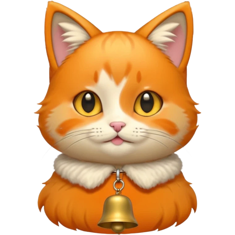 neko with bell emoji