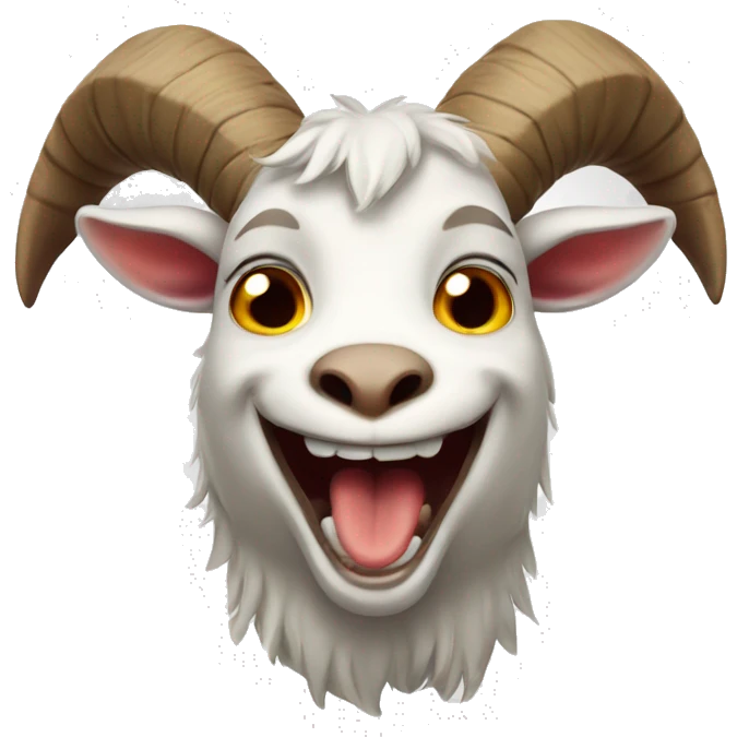 happy goat headed devil emoji