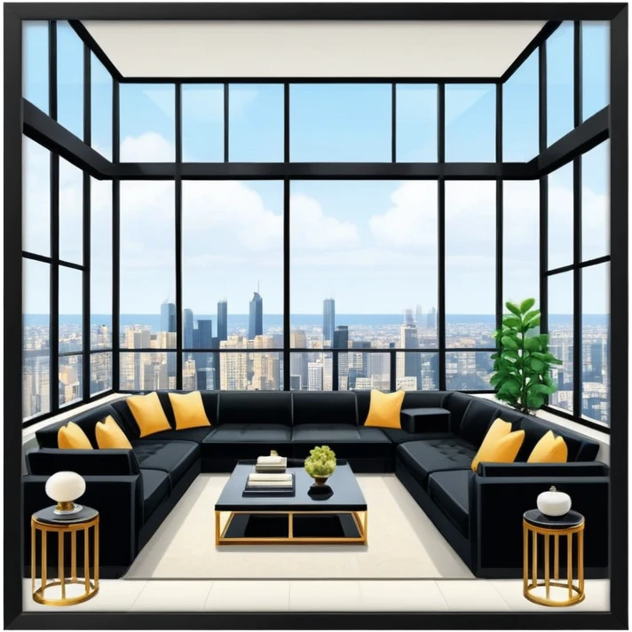 An very expensive and rich ripenthouse emoji