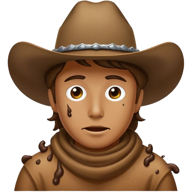 Poop cowboy emoji