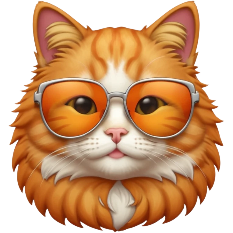 Cat wearing sunglasses emoji