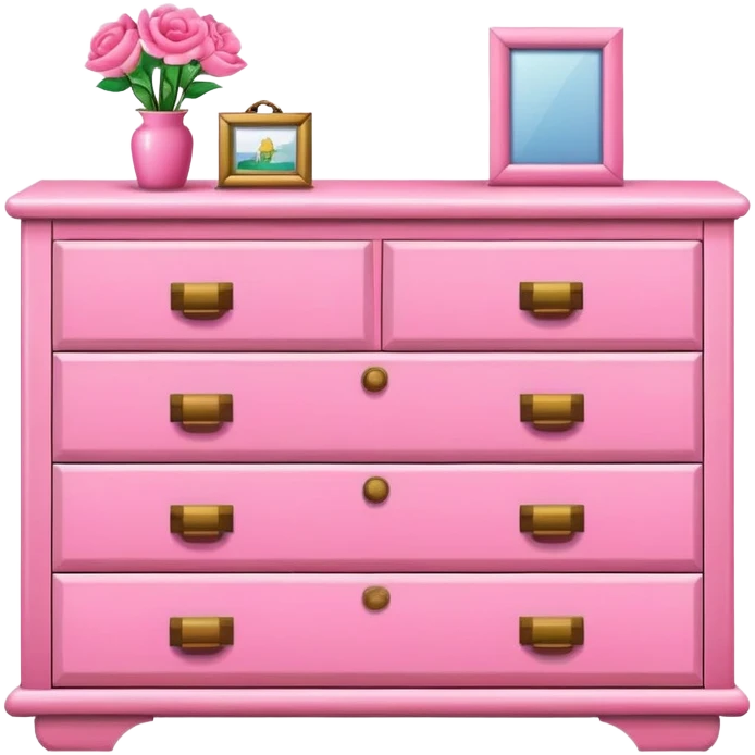 Pink dresser emoji emoji