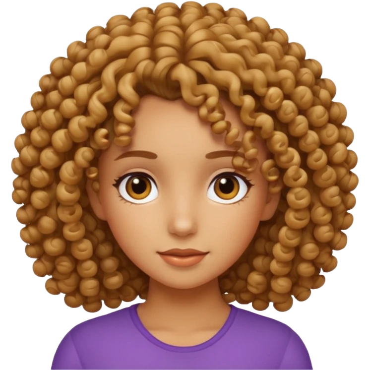 دختر موفرفری emoji