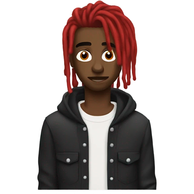 Playboi Carti with Red Dreadlocks emoji