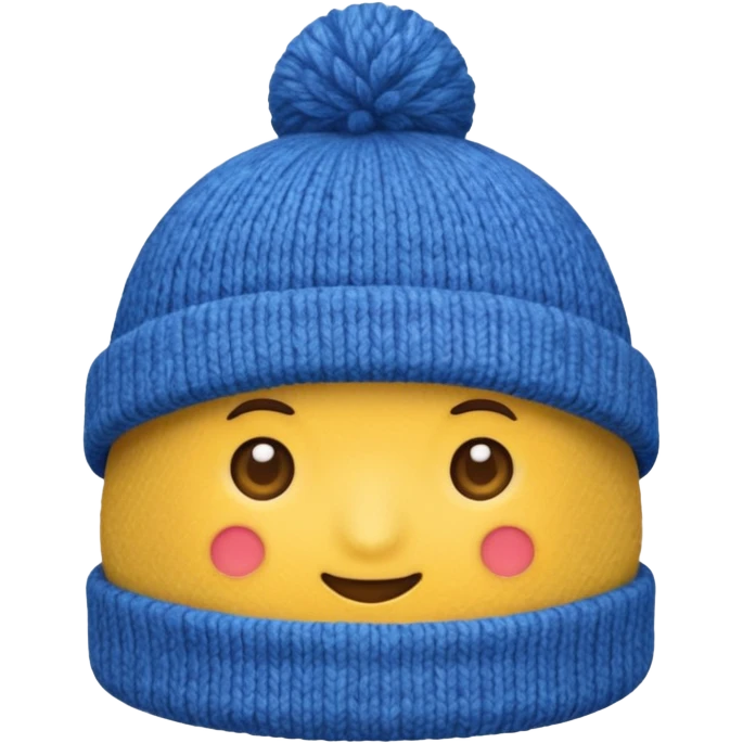 blue hat emoji
