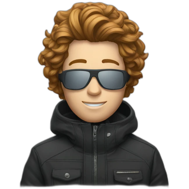 grant pretending to be shaun white emoji