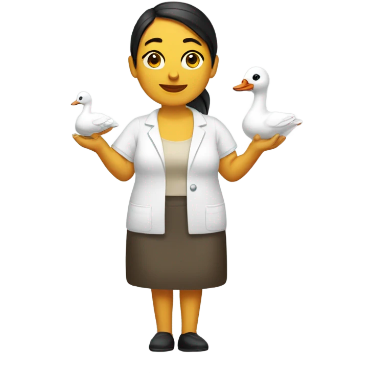 Goose masseuse emoji