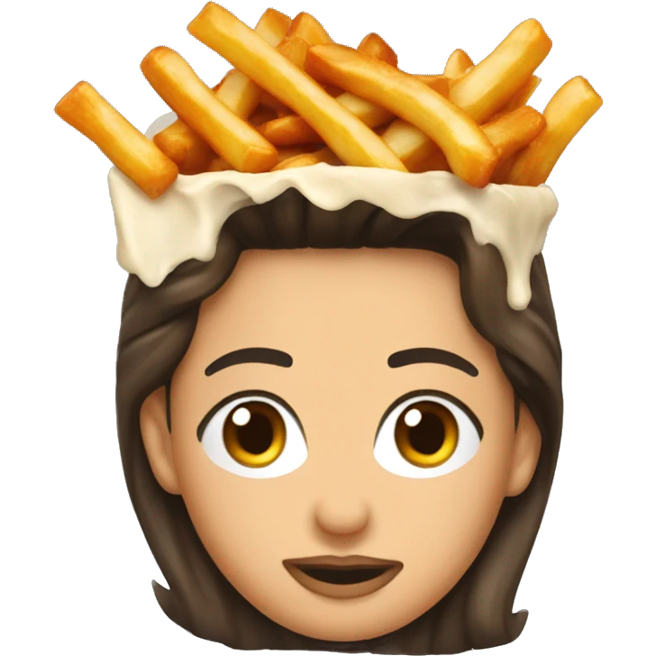 Poutine qui fait un chek avec Kim emoji