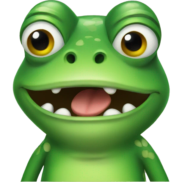 Drunk frog  emoji