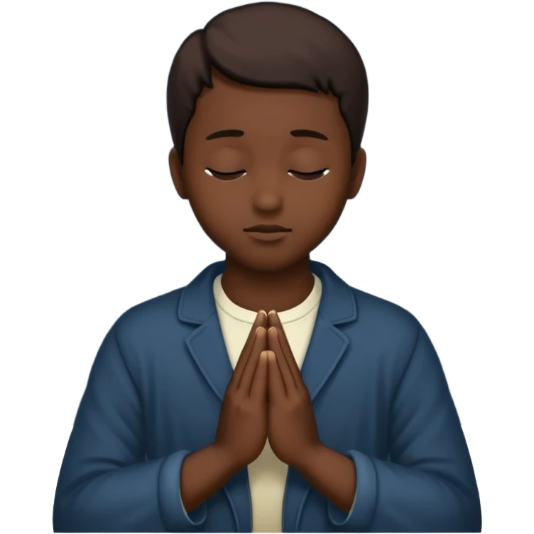 Create an emoji that reflects islamic prayer (silhouette) emoji