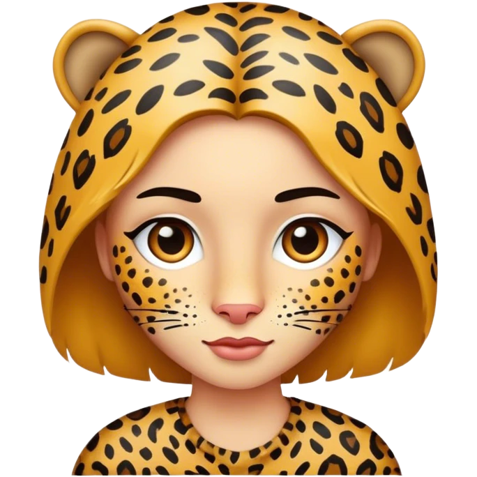 Corazon de leopardo emoji