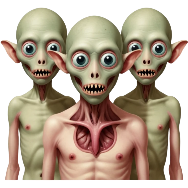 cinematic -  69 hieronymus bosch phantasmagorical mutated beings - human hybrids emoji