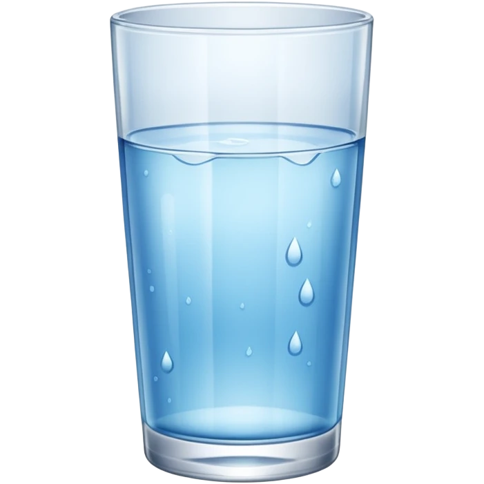 ]glass with water emoji