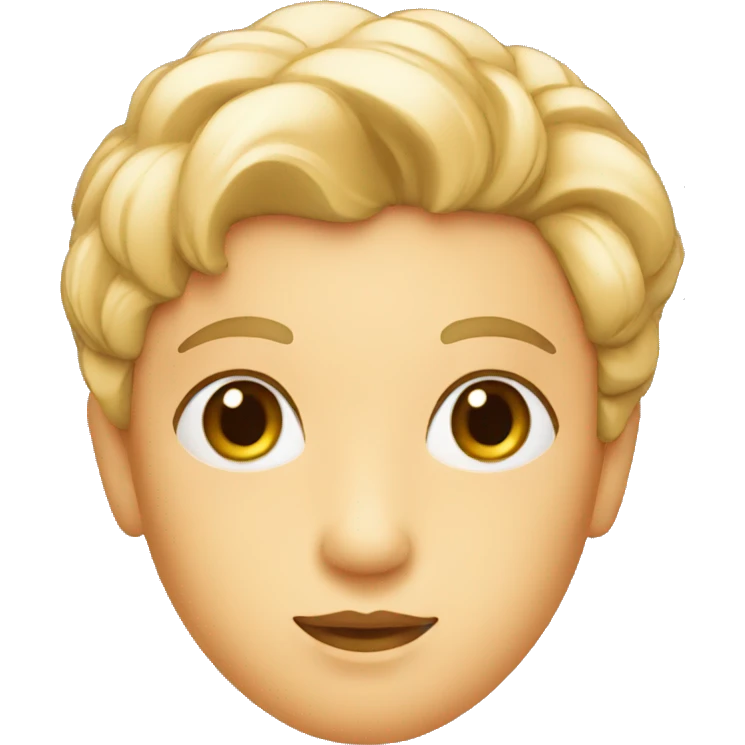 elegant Apricot face emoji
