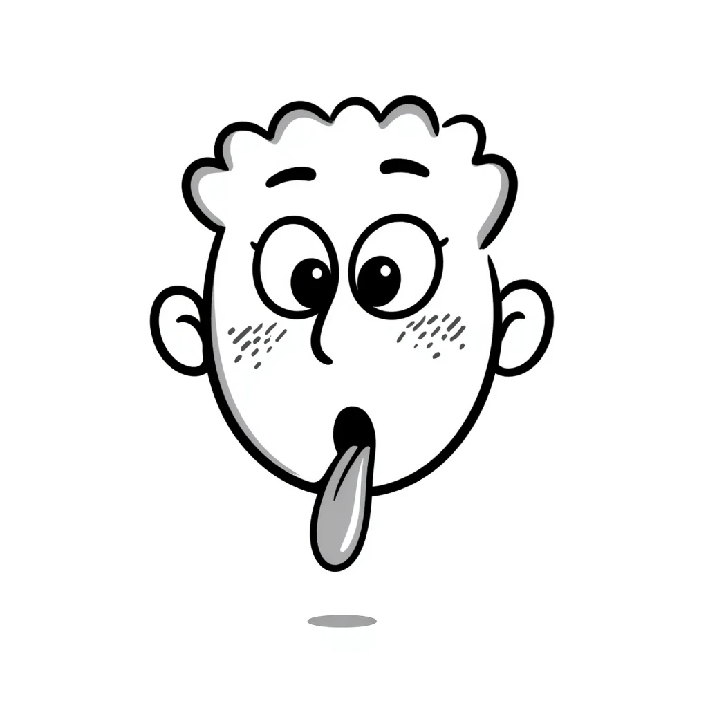 face with an exaggerated, over-the-top orgasmic expression, tongue out, eyes rolled back, flushed cheeks emoji