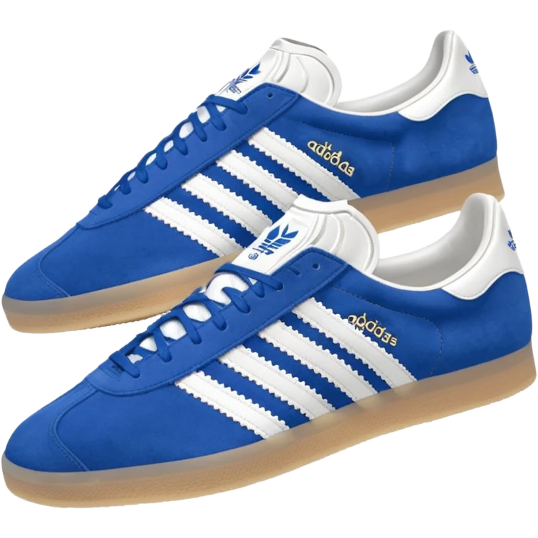Adidas white stripes gazel emoji