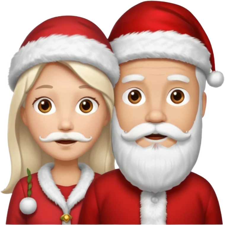 santa husband wife emoji